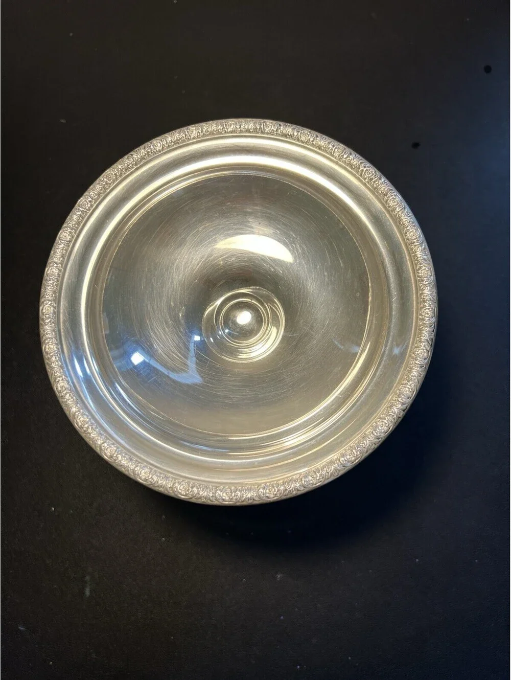 International Sterling 1939 Prelude Pedestal Compote Tazza Weighted T201, 6.5x6”